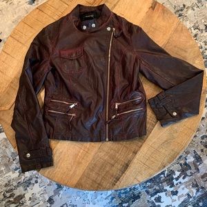 Vintage faux leather jacket